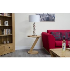 Z Oak Designer Modern Lamp Table